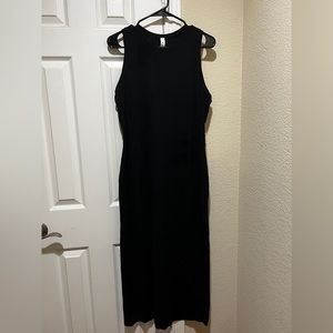 Lululemon all aligned midi dress in black, new with tags
